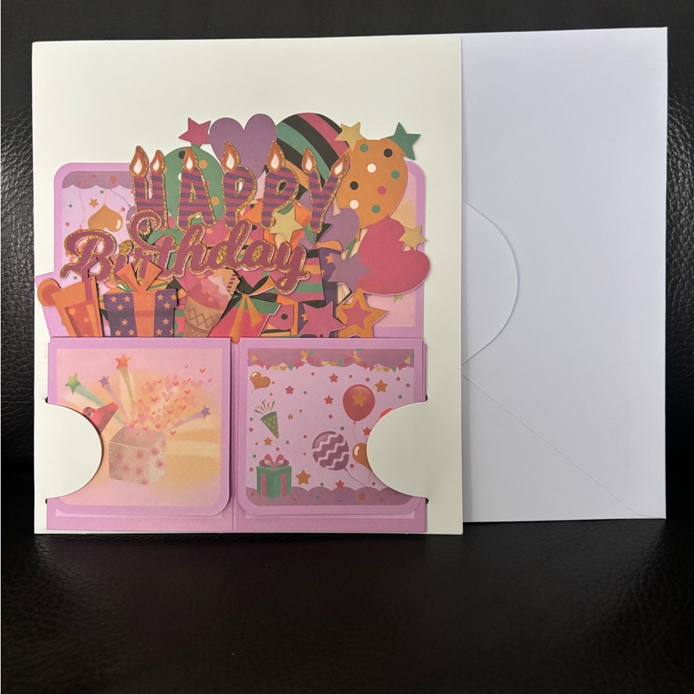 Colorful Pop-Up Birthday Card - Picture 3 of 7